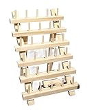 Se pueden realizar 60 carretes o mini conos. El mejor organizador de hilo en el mercado.