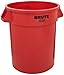 Rubbermaid Commercial Products FG264300RED - Cubo de basura, capacidad de 166.5 l, rojo