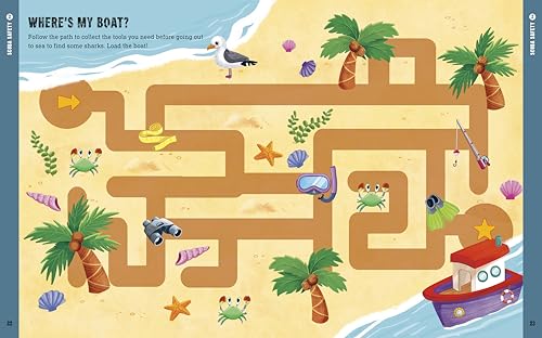 Sharks Preschool Activity Book: Fun Learning with Great Whites, Tiger Sharks, and Hammerheads