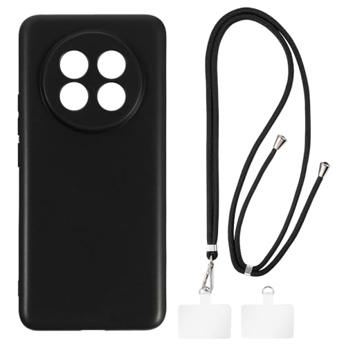 Shantime �P�[�X�ƃN���X�{�f�B�X�g���b�v�Z�b�g OPPO Realme 14 Pro Lite 5G �Ƃ̌݊������� �g�уJ�o�[�Ƌ����o�b�N���t�������\�l�b�N�X�g���b�v�����2���̃p�b�`�t��(�u���b�N + �u���b�N)