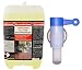 Produktbild 10 Liter CleanPrince Terrassenplatten Kraftreiniger | mit einem Ausgießer pro Bestellung | Außenbereich Steine Ausblühungen Zementreste Plattenreiniger Reiniger Terrassenplatten, Gehwege, Klinker, Fliesen, Kunst- & Naturstein Außenreiniger Steinreiniger Outdoor Reiniger Außenbereich Steinböden Terrassen ideal auch für Hochdruckreiniger Terrakotta Fassaden Steinkübel Steinbänke Pflanzkübel öffentliche Wege Schulhof Reiniger