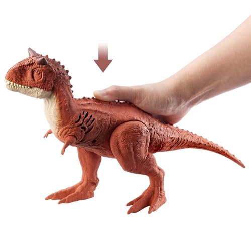 Image of ​Jurassic World Rebirth Sound Surge Dinosaur Figures with Authentic Deco and Roar Sounds, Posable Dino Toy (Species May Vary)