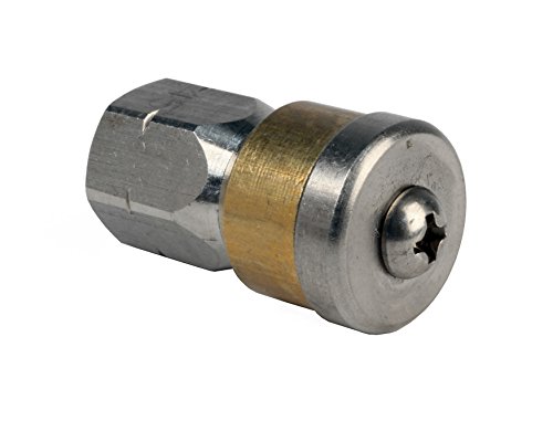 Schieffer 1/8In. X 50Ft. 4800 Psi Thermoplastic Sewer Jetter Hose & 5.5 Orifice Button Nose And 5.5 Rotating Nozzles #TOP3