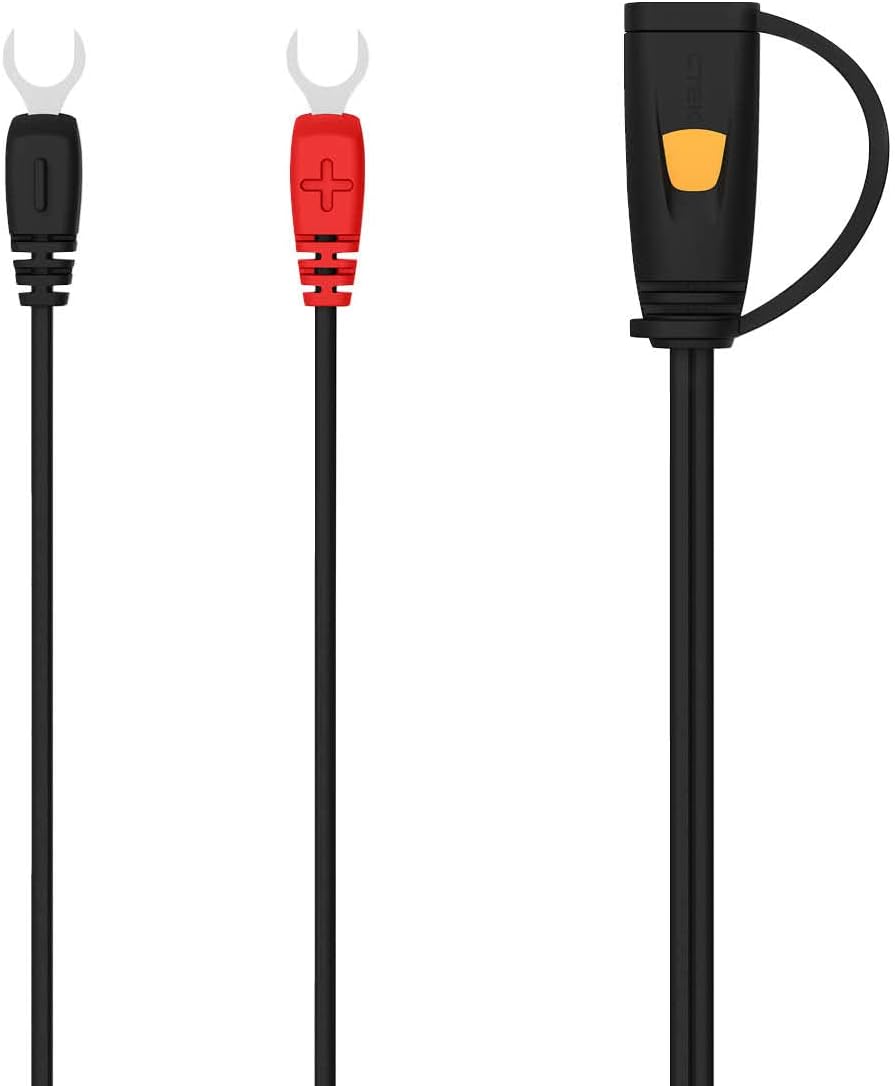 CTEK CS Connect U Terminal, Permanent Connection for Hard-To-Reach Batteries, Durable, Secure, Quick and Easy Connection for Your CTEK Battery Charger, for Cars, Motorcycles & Other Vehicles