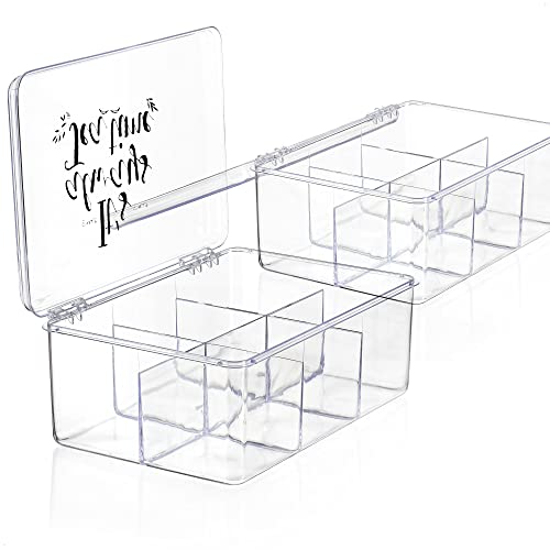 Foto von com-four® 2x Aufbewahrungsbox für Tee und Teebeutel