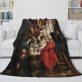 ✔ LAVABLE A MÁQUINA: Esta manta se puede lavar a máquina (temperatura del agua moderada) en un ajuste bajo y suave, detergente suave sin blanquear, luego secar al aire.