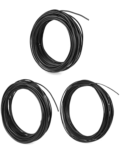 QWORK® 3 Größe Bonsai Draht Eloxiertes Aluminium Draht für Pflanzen und Bäume, 1,0mm/1,5mm/2,0mm, 30 Meter Insgesamt