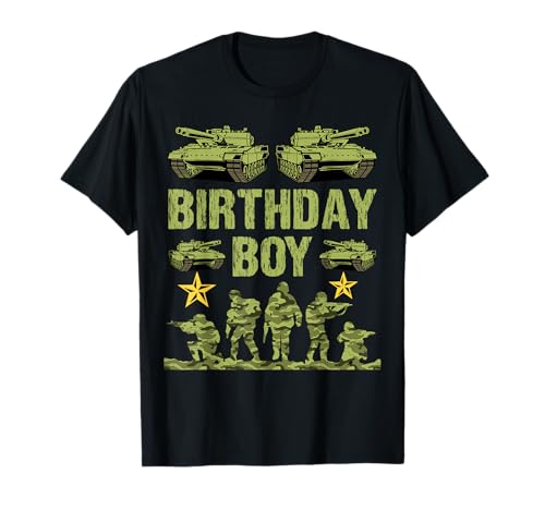 Camo Eleven Birthday Boy Military 11th Party Boys Edad 11 Camiseta