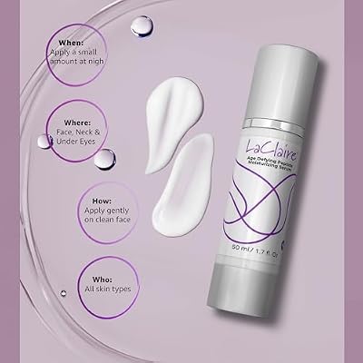 Age-Defying Peptide Moisturizing Serum Retinol Night Treatment with Vitamin C & Aloe Vera Wrinkle-Reducing & Hydrating, 1.7 oz
