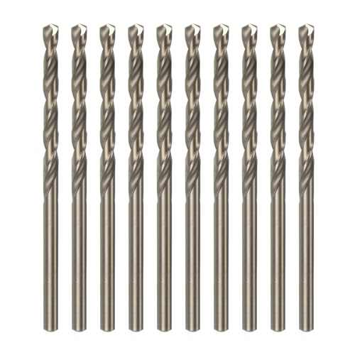 sourcing map 10pcs Cobalt Jobber Drill Bits 3.8mm / 0.15" M35 High Speed Steel HSS Twist Drilling Bit Tool for Stainless Steel Copper Wood Plastic and other Hard Materials 1 sourcing map 10pcs Cobalt Jobber Drill Bits 3.8mm / 0.15" M35 High Speed Steel HSS Twist Drilling Bit Tool for Stainless Steel Copper Wood Plastic and other Hard Materials