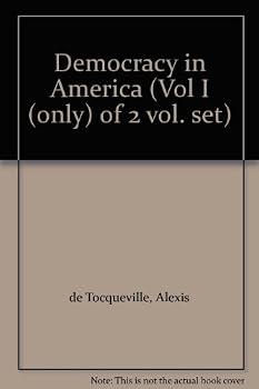 Paperback Democracy in America (Vol I (only) of 2 vol. set) Book