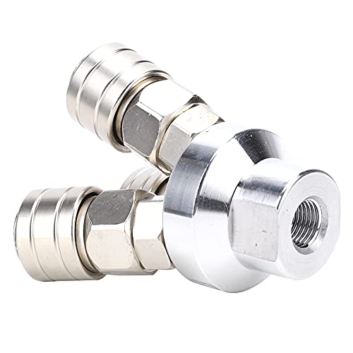 Conector, Conector de 3 Vias Componente Pneumático Banhado Em Aço Inoxidável Pérola Conector Rápido