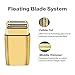 4 Pcs Replacement Foil and Cutters Compatible with BaBylissPRO Double Foil Shaver, Replacement Foil Compatible with FXFS2 Shaver (Gold)