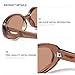 mosanana Retro Oval Sunglasses for Women Small Trendy Narrow Tiny Cute Skinny 2025 Sun Glasses for Small Face 70s Clear Coffee Brown MS52360