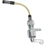  Unbekannt Motorrad Benzinhahn Puch Maxi/gebogen/Import Silber 4014 Motorrad