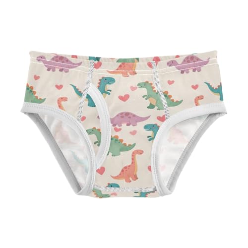 Cartoon Dinosaur and Love Boys' Underwear 100% Cotton Boys' Briefs Soft Toddler Underwear