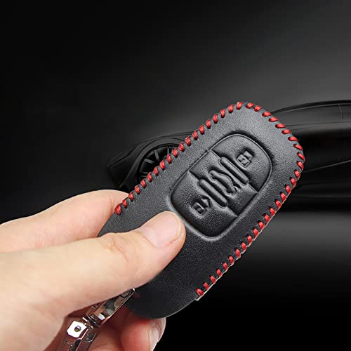 Étui clé Audi anti-choc protège télécommande A6 Q8 rouge