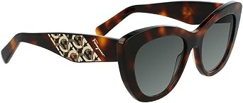 Salvatore Ferragamo SF1022S 47202 214 Tortoise Sole Women's Acetate, Standard, 53 Sunglasses, Unisex, 214 Tortoise, 53