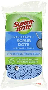 Scotch-Brite Scrub Dots, Non-Scratch Dishwand Refills, Fits All Scotch-Brite Dishwands, 18 Refills