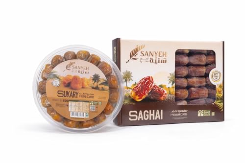 Sanyeh Dátiles 1,5 Kg – Sukkari Rutab y Sagai – Selección Gourmet de Arabia Saudí