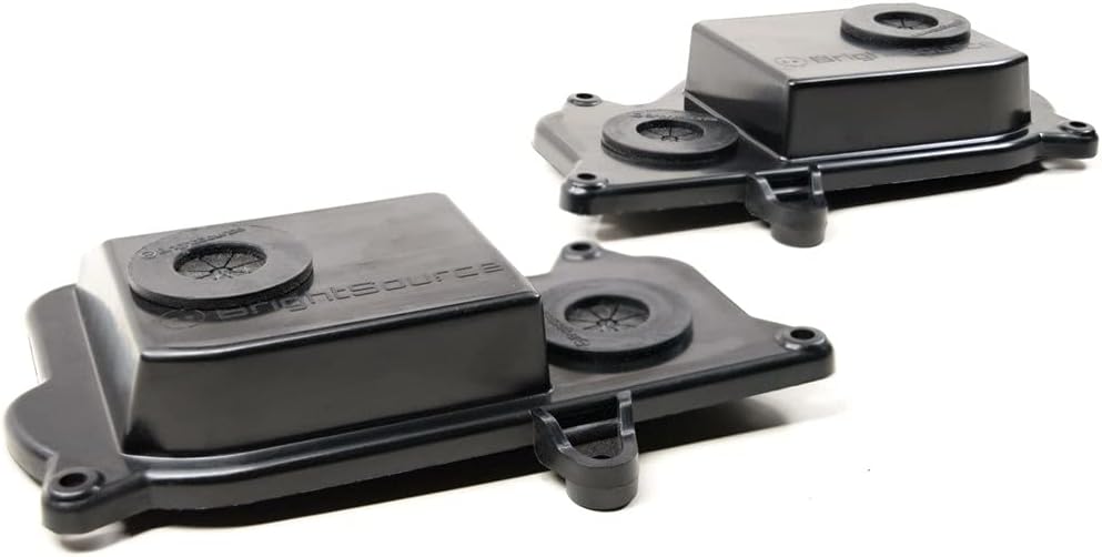 Bright Source Dodge/Ram Headlight Dust Caps, fits 2013-21 models (projector headlights)