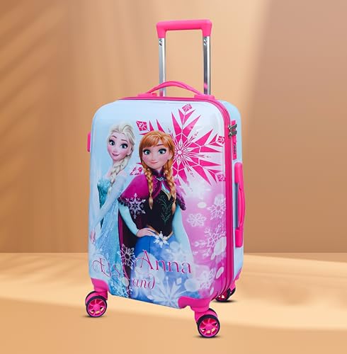 Image of ADSON Abs Kids Trolley 360 Rotating Luggage 360 Degree Wheels Non-Breakable 16 Inch Kids Hardsided Suitcase with 4 Wheels, 360 Degree Wheel Travel Trolley Bag (S Design 7)