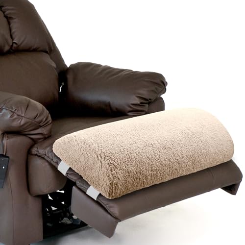 Wesiti Recliner Leg Rest Cushion Footrest Pillow Elevate Feet, Light Camel