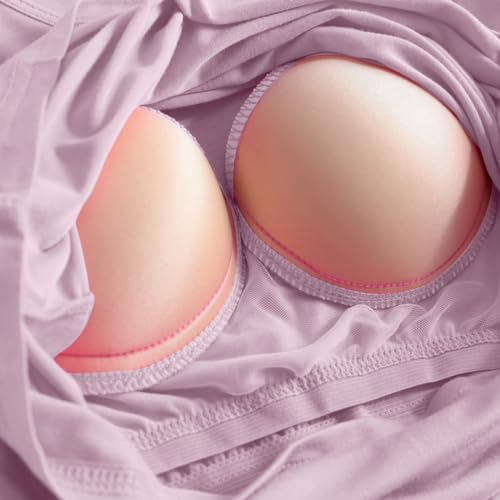 Pijamas para mujer con cuello redondo de rayón, pijamas de manga larga, cálidos, lisos, para otoño e invierno 2024, Z-583 Rosa, S