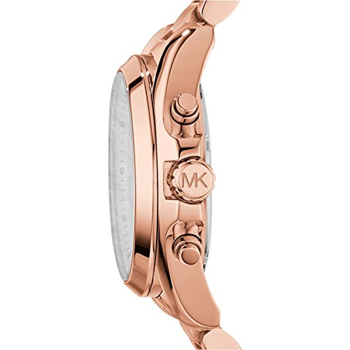 Michael Kors MK5503 Ladies Bradshaw Rose Gold Chronograph Watch - 3