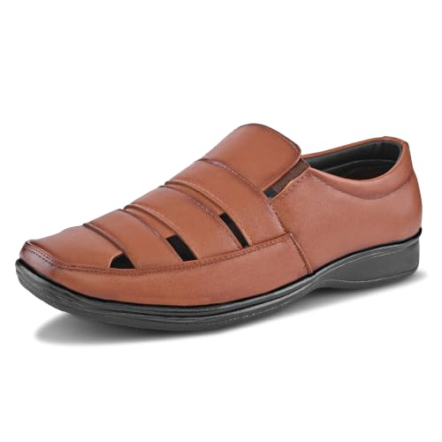 Image of Men's Faux Leather Fisherman Shoe Style Sandal (5UK - 13 UK)