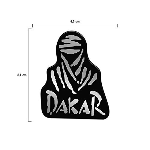 Emblema Resinado Pajero Dakar Preto Adesivo Modelo Original