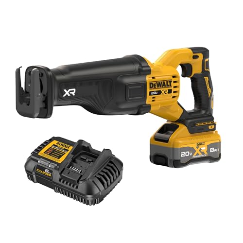 DEWALT 20V MAX XR Cordless Reciprocating Saw Kit XR POWERPACK with Battery and Charger Included (DCS384WW1)