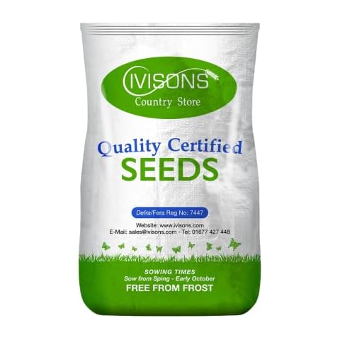 Ivisons Lazy Lawn Grass Seed | Slow Growing, Very Low Maintenance & Low Waste Lawn Choice | Perfect for Those Hard to Mow Areas | Shade Tolerant Mixture (5kg) Cover