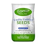 Ivisons Eco Lawn Grass Seed with Micro Clover | Self Fertilising Quality Certified Seeds | Low Maintenance Drought Resistant Lawn Seed | Super Green Fast Growing Mix (1kg)