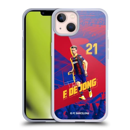 Funda Frenkie De Jong FC Barcelona iPhone 13 carcasa de gel protectora de poliuretano termoplástico