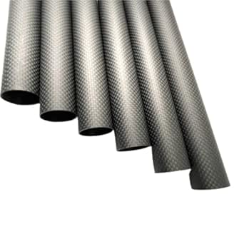 Carbon Fiber Tube 25mm 40mm ODx 37mm ID Carbon Fiber Tube 3k 1000MM Long (Roll Wrapped) Carbon Pipe , W Carbon Fiber Tubing