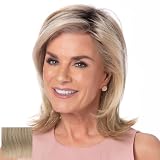 Toni Brattin Luminous Wig - Straight Shoulder-Length Cut with Layering & Razor-Cut Styling - Heat-Friendly Fiber Looks & Feels Like Natural Hair - Adjustable & Comfortable (Light Blonde, Regular)