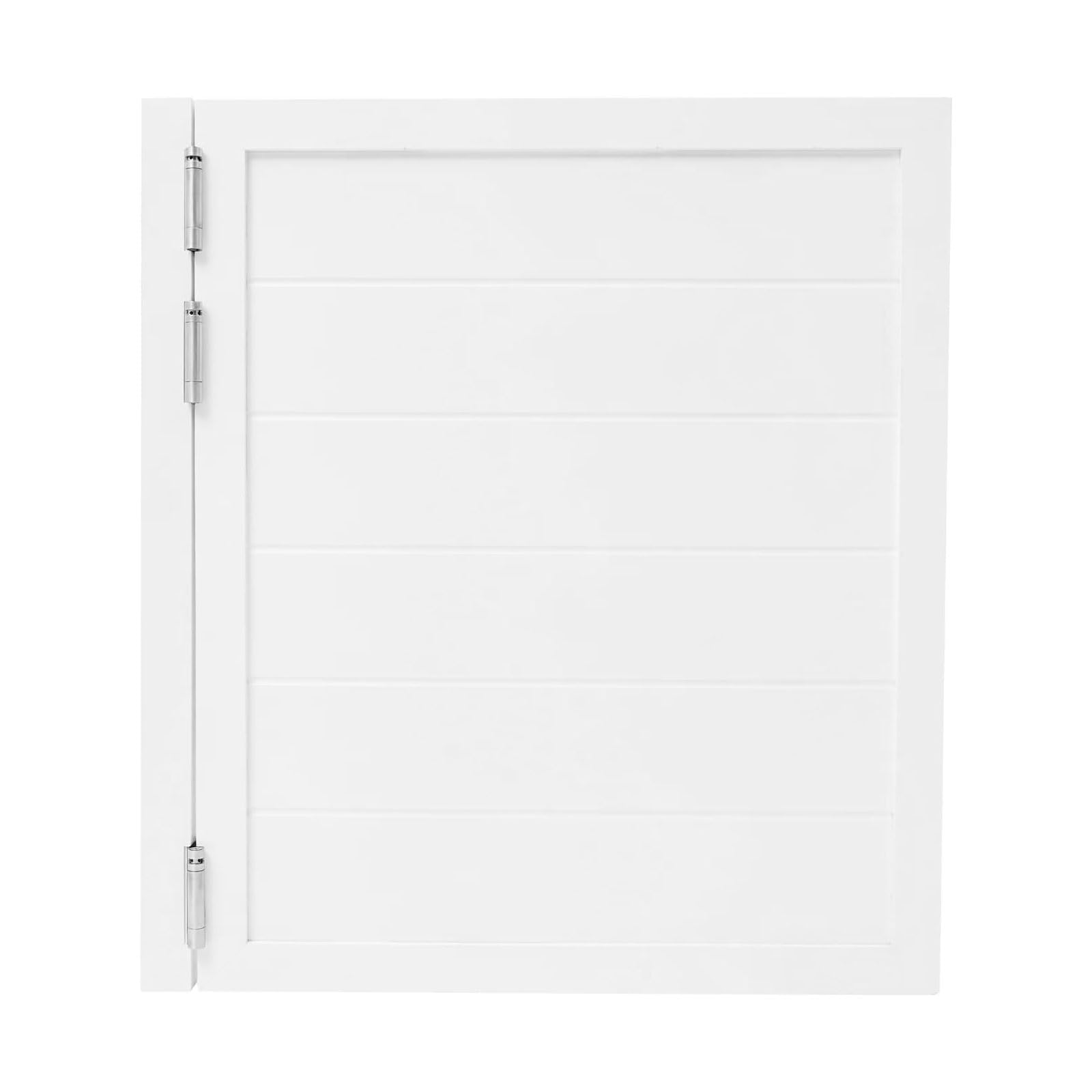 Portes battantes, portes de café, portes Séparation intérieures en bois massif, portes de grange à fermeture automatique, Style Western Demi Porte Simple pour porche(White,33.1"x35.4"(84x90cm))