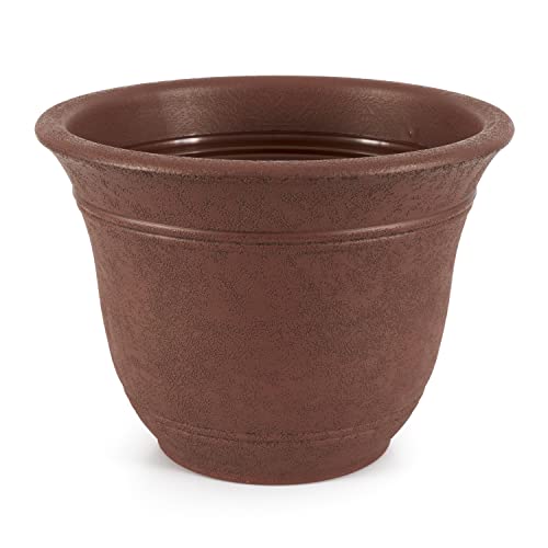 The HC Companies 13 Inch Sierra Round Self Watering Planter