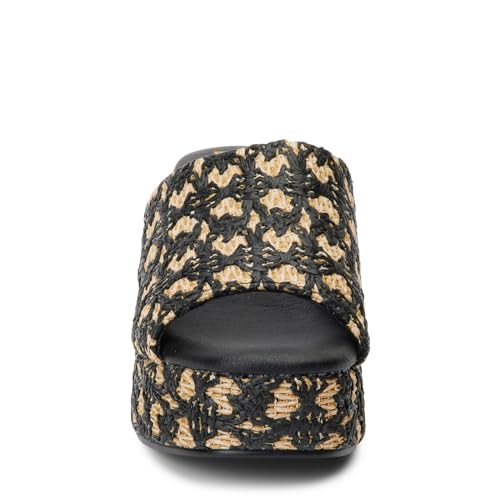 BEACH by Matisse Womens Cruz Block Platform Casual Sandals Casual Mid Heel 2-3" - Black3