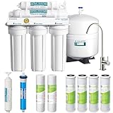 APEC Water Systems ROES-50 Essence Series Top Tier 5-Stage WQA Certified Ultra Safe Reverse Osmosis Drinking Water Filter System with Extra High Capacity Pre-Filter Set Stage 1-3