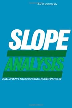 Hardcover Slope analysis (Developments in geotechnical engineering) Book