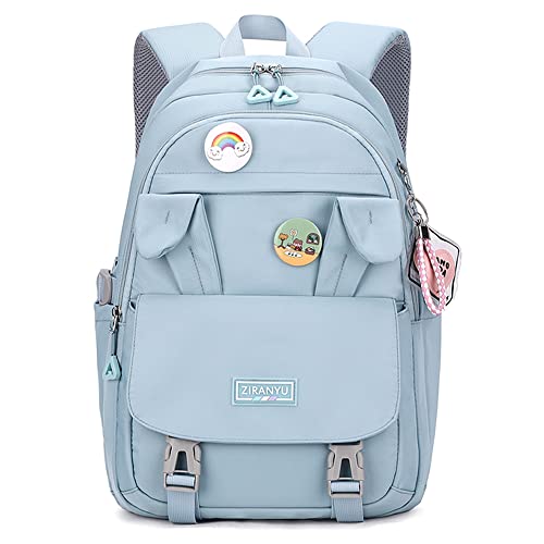 Makukke School Backpack for Women, Laptop Backpack 15.6 Inch College School Bag Anti Theft Travel Daypack Bookbag for Girls,Blue