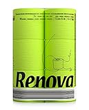 Renova Black Label Green Toilettenpapier, 6 Rollen, farbig, doppelseitige Technologie, 3-lagig, grün
