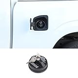 Fuel Tank Cap Replacement Anti-theft Lock Cap Compatible with Nissan Frontier 2021-2026,ABS Gas Cap Tank Trim...