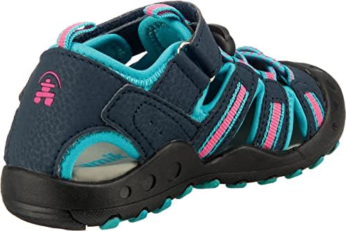 Kamik Girl's Crab (Toddler/Little Kid/Big Kid) Navy/Teal 3 Little Kid M | Image 3