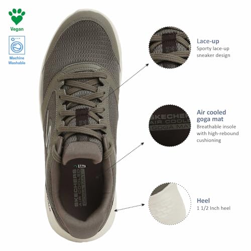 Image of Skechers Mens GO Walk Flex Taupe Walking Shoe - 7 UK (216480)