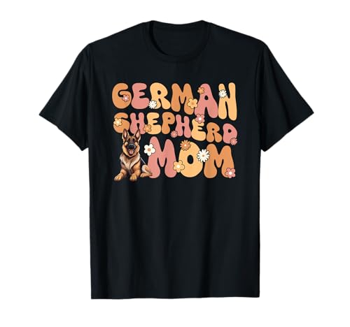 Deutscher Schäferhund Groovy World's best German Shepherd T-Shirt