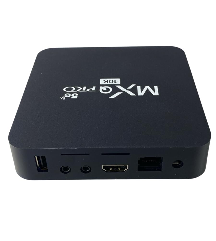 TV Smart Box Android 10.0 Mxq pro 8K WiFi 5G Media Player Quad Core 4GB Ram 32 gb Rom con Telecomando