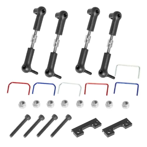 RC Car Accessories for Traxxas 1/16 for Slash for E-Revo Front and Rear Wide Sway Bar Anti Roll Bar Kit RC Car Upgrade Parts Accessories